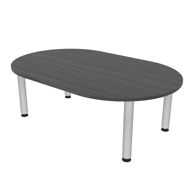 45.25 in W, 71.5 in L, 29 in H, Engineered Wood Top, Grey